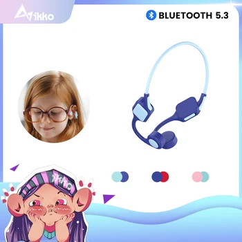 Laste Bluetooth 5.2 Luu Juhtivus Kõrvaklapid Kõrva -, Hooldus Kõrvaklapid Earbuds Lapsed Maht Piiratud 85dB IP54 Veekindel 2