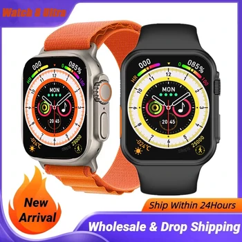 2022 Smart Watch Ultra 49mm NFC Smartwatch Mehed Naised Bluetooth Kõne Traadita Laadimise Fitness Watch Seeria 8 Apple Xiaomi 16