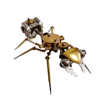 Metallist Puzzle Mudel Kaunistused Mehaaniline Sipelgad, Putukad, Käsitöö, Kodu Decor Mudel, Hoone Komplekt Kokku Pandud Mänguasjad -( Valmis ) 15