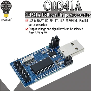 CH341 Programmeerija USB to UART IIC SPI I2C Converter Paralleel Port Converter Pardal Töötavad indikaatortuli Juhatuse Moodul 6
