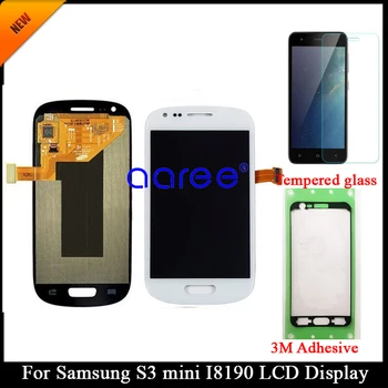 100% Testitud Super AMOLED SAMSUNG S3 Mini I8190 LCD Ekraan, Samsung S3 mini i8190 LCD Ekraan Touch Digitizer Assamblee