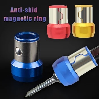 Universaalne 3 TK Magnet Rõngas Sulamist Magnet Rõngas Kruvikeeraja otsikud, Anti-korrosiooni Tugev Magnetizer Drill Bit Magnet Rõngas 8