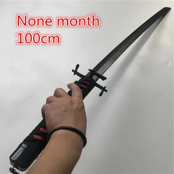 1:1 Cosplay Valgendi Kurosaki ichigo mõõk Prop ükski Kuu Mõõk Rolli cosplay Valgendi Puidust Mõõk Relva 100cm 1