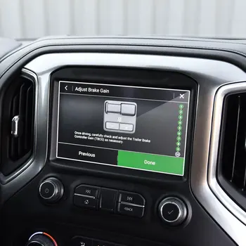 Auto Navigation Karastatud klaasist film Chevrolet Silverado 1500 2500HD 3500HD Colorado LT Z71 ZR2 WT 2015-2019 4