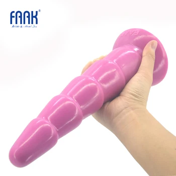 FAAK 10 tolline super pikk anal sex mänguasjad suur sõlmes anal dildo äraveo naiste mees masturbator sugu toodete paindlik peenis