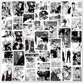 10/30/50/100tk Mix Anime Demon Slayer Tokyo Revengers Kleebised DIY Sülearvuti Pagasi Rula Telefon, Auto Kleebis, Kleebised Kids Mänguasi