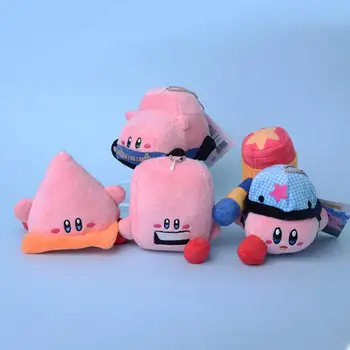 Sanrio Kirby Kawaii Umbes 10Cm Võtmehoidjad Mängu Auto Joogi Masin Kapi Palus Nuku Ripats Kingitused Tüdrukute Sõbrad Lasteasutused