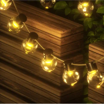 LED Päikese Valgus Väljas Vanik Street G50 Pirn String Valgus Nagu jõuluehe Lamp Aed Sise-Puhkus Valgustus