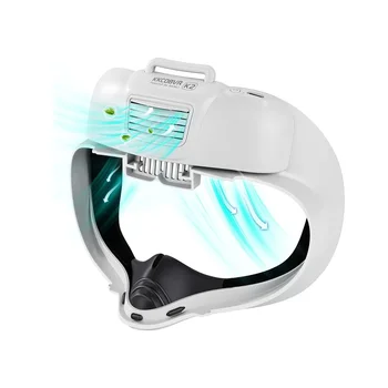 Jahutusventilaator Nägu Pad Oculus Quest 2 500mah õhuringlus Hingav Näo Liides Pad Elite Pea Rihma VR Accessorie 4