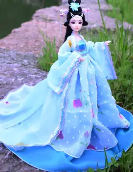 Nukk Mänguasjad Tüdrukute Traditsiooniline Cosplay Ilu Iidse Hiina Printsess Nukud 12 Liikuvad Liigesed Kingitused Nukud Mudel Lastele 5
