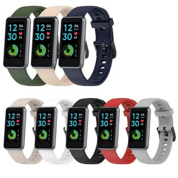 Silikoon WatchBand Jaoks Realme band 2 Smart Watch Rihm Käevõru Asendamine WristStrap Jaoks Realme band2 Käepael