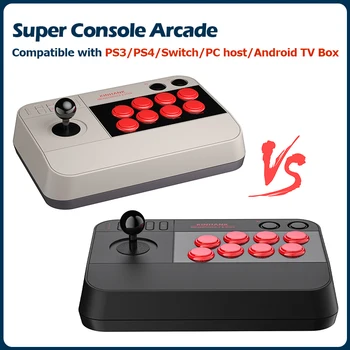 Retro Super X Arcade Box mängukonsooli Pulk 8 1 Juhtmega Mäng JoystickTURBO Jalas Võitlus Kontroller PS3/PC/Android TV Box 9