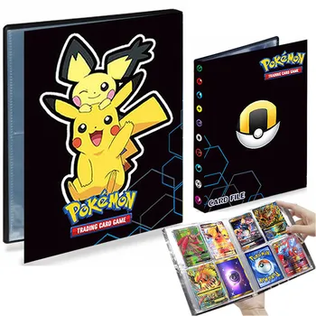 4 Tasku Pokemon Album 240 Kaardi Raamat Livre Pokémon Mängides Mängu Map Kaardi Vmax Pikachu Koguja Sideaine Kausta Koormatud Nimekirja Omanik 11