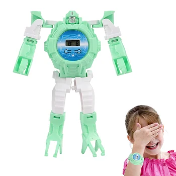 Loominguline Robot Muutes Lapsed Vaata Digitaalse Cartoon Sport Robot Watch Kids Elektri-Smart Robotid Kellad Mänguasjad Tüdrukute Bo