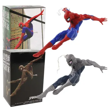 19cm Ämblikmehe LOOJA X LOOJA The Amazing Spider-Man PVC Tegevus Joonis Laekuva Mudel Mänguasi 4