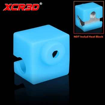 3D-Printer Osa XCR-13MEGA Soojendusega Blokeerida Silikoon Sokk V6 Kuum Lõpus Düüsid Soojendusega Ploki Soojas Hoida Kaas 1tk 7