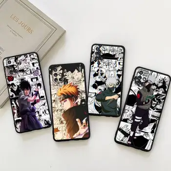 Mänguasjad Anime Naruto Sasuke Kakashi Valu Koomiksid Telefon Case For Samsung Galaxy A73 A52 A53 A72 A81 A30 A32 A50 A80 A71 A51 A31 5G 12