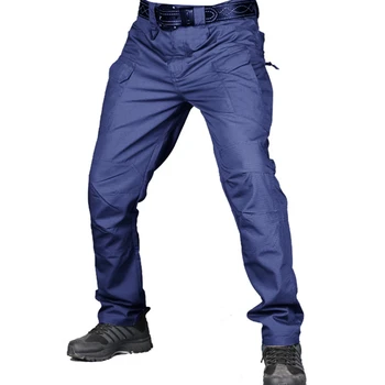 Meeste Linna Sõjalise Tactical Püksid Võidelda Cargo Püksid Multi-tasku Veekindel kulumiskindel Vabaaja Koolitus Tunked Riided 3