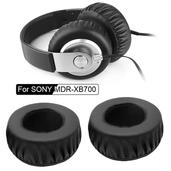 1 Paar Kõrge Elastsus Valgu Nahast Asendamine Kõrvapadjakesed Sony MDR-XB700 Kõrvaklapid Kõrva Padi Tarvikud 4