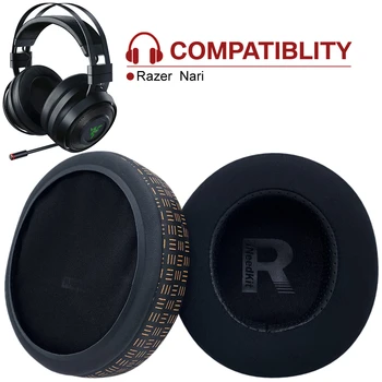 iNeedKit Uuendatud Jahutus Geel Kõrvapadjakesed kooskõlas Razer Nari Gaming Headset 4