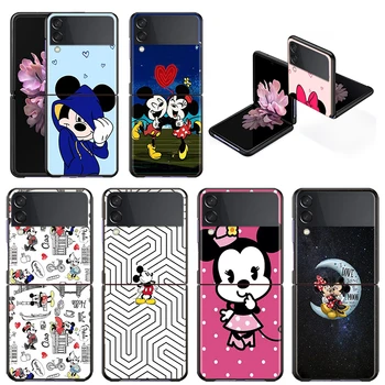 Põrutuskindel Raske Moe Uue Mobiili Kate Mickey Mouse Armastus Samsung Galaxy Z Flip 3 5G Must Fundas Telefoni Puhul 5