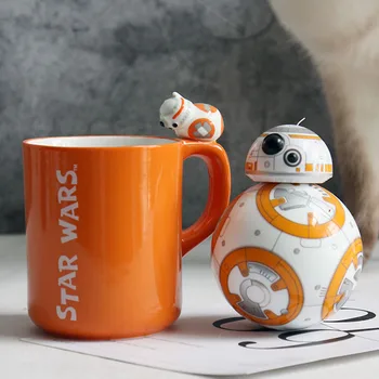 Disney Filmi Star Wars R2-D2 BB8 Keraamika Tegevus Joonis Nukud Kruusid Joomist Tassi Kohvi Tassi Piima Tassi Kingitus