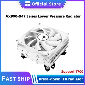 Thermalright AXP90-X47 Valge CPU Cooler 47mm Õhuke 4 Heatpipe Lauaarvuti Maha Suruda Cooler Intel 1700 115X AMD AM4