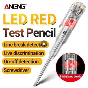 1TK Elektri-Tester Pen Veekindel Indutseeritud Pinge Tundlik Tester Kruvikeeraja Tööriist W/ Sond Märgutuli Test Pliiats 7