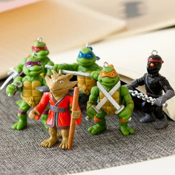 6tk Cartoon Teenage Mutant Ninja Turtles Tegevus Arvandmed Mänguasjad PVC Kogumise Mudeli Nukud Home Decor Lastele jõulukinke