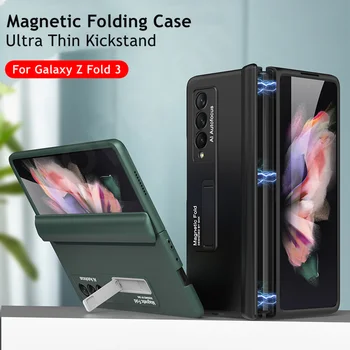 Case for Samsung Galaxy Z Murra 3 Fold3 5G Hinge Magnet Adsorptsiooni Telefoni Kate Ultra Slim Jalg Kõvast Plastist 5