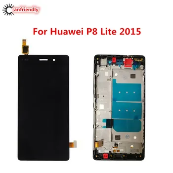 Näiteks Huawei P8 Lite 2015 LCD Display+Touch Ekraani Raami Digitizer Assamblee Asendamine Klaasist Paneel Huawei P 8 Lite 2015 12