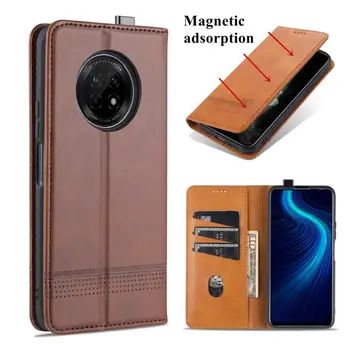 Deluxe Magnet adsorptsiooni naha puhul Huawei Y9A luuk rahakott karpi capa fundas 7