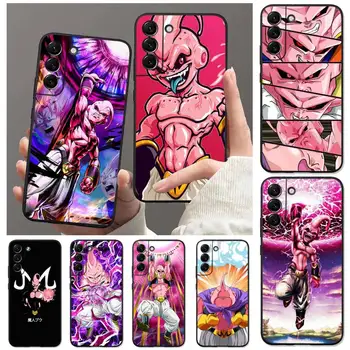 Anime Dragon Ball Z DBZ Buu Majin Telefon Case for Samsung Galaxy S21 S22 Ultra S20 FE S10 S9 Plus 5G lite 2020 Pehme Funda Kate 1