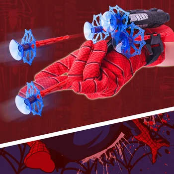 Disney Spider-Man Web Laskjale Kinnas Mänguasjad Pehme Bullet Gun Tegevus Joonis Käivitaja Cosplay Spiderman Mudel Kingitus Lastele Poiss 5