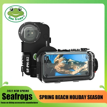 Seafrogs Veekindel Silikoon Smart Case Cover iphone 14 14 Pro 14 Pro Max Sukelduda Veealuse Fotograafia Seadmed, Tarvikud 5