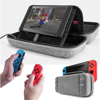 NS kaasaskantav saab toetada vastuvõtva kõva kest ladustamise kasti suure jõudlusega kaitsev ümbris kott Nintendo lüliti tarvikud 4