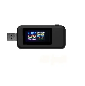 10 1 USB-KS Tester Tüüp-C 4-30V Pinge Meetri Taimer Ammeter Digitaalse Monitori Power Off Indikaator Laadija 1