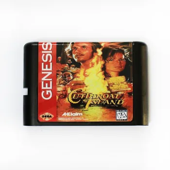 Cutthroat Island 16 bit MD Mäng Kaardi Jaoks Sega Mega Drive Jaoks SEGA Genesis 4