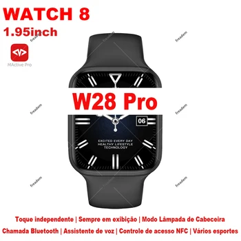 Uus IWO W28 PRO Smart Watch Mehed NFC Siri BT Kõne Traadita Laadimise Magada Jälgida Sõnum Naiste Smartwatch Pk W37 PRO W27 PRO 7