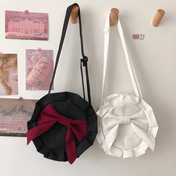 Jaapani retro magus suur vibu tüdrukud, õlal kott korea messenger bag jk lolita ring flouncing käsi kotti, 1