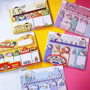 Anime Hello Kitty märkmepaberi Minu Meloodia, Kuromi Memo Pad Indeksi Lehekülge Broneerida Kaubamärgi Klassifikatsioon Õpilane Sanrioed Õppida Tarvikud 10